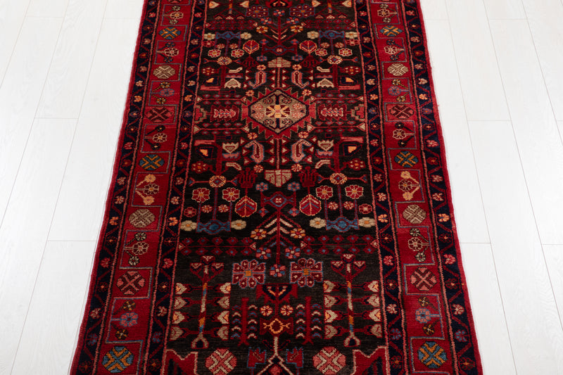 16' 4" x 3' 6" Excellent Hand-Knotted Collectible Vintage Tribal Runner Rug - Yasi & Fara 
