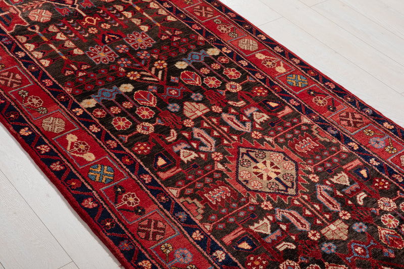 16' 4" x 3' 6" Excellent Hand-Knotted Collectible Vintage Tribal Runner Rug - Yasi & Fara 