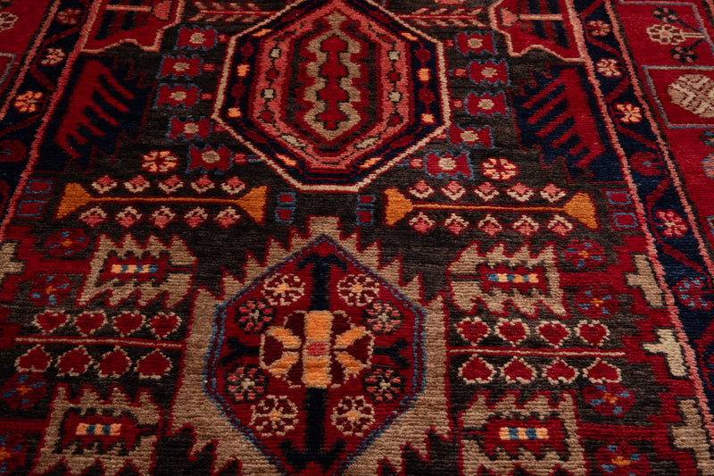 16' 4" x 3' 6" Excellent Hand-Knotted Collectible Vintage Tribal Runner Rug - Yasi & Fara 