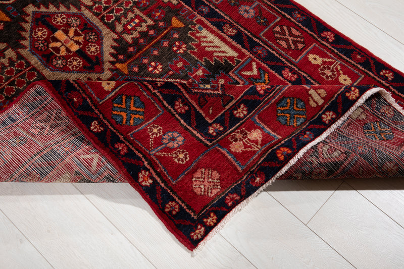 16' 4" x 3' 6" Excellent Hand-Knotted Collectible Vintage Tribal Runner Rug - Yasi & Fara 
