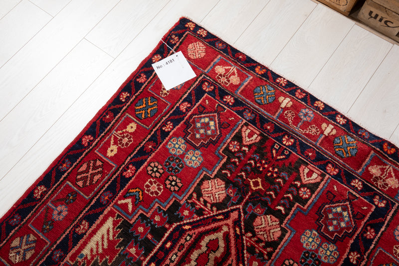 16' 4" x 3' 6" Excellent Hand-Knotted Collectible Vintage Tribal Runner Rug - Yasi & Fara 