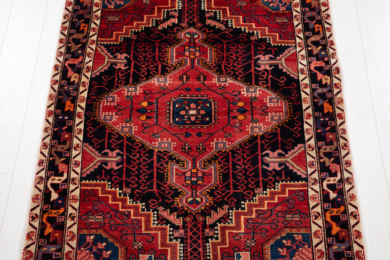 5' 5" x 3' 8" Excellent Hand-Knotted Vintage Collectible Tribal Rug - Yasi & Fara 
