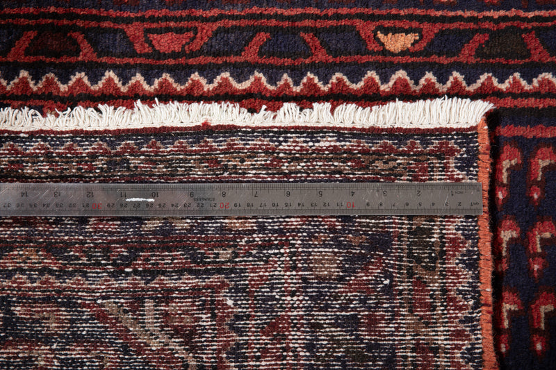 9' 6" x 3' 4" Excellent Hand-Knotted Vintage Tribal Runner Rug - Yasi & Fara 