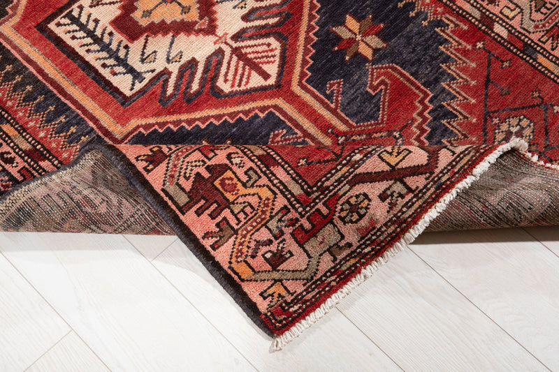 9' 6" x 3' 5" Excellent Hand-Knotted Vintage Tribal Runner Rug - Yasi & Fara 