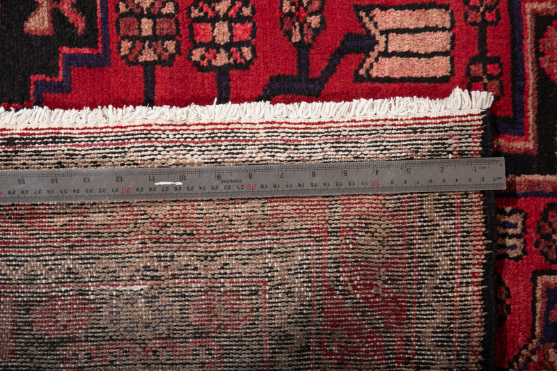 10' 2" x 3' 6" Excellent Hand-Knotted Vintage Tribal Runner Rug - Yasi & Fara 