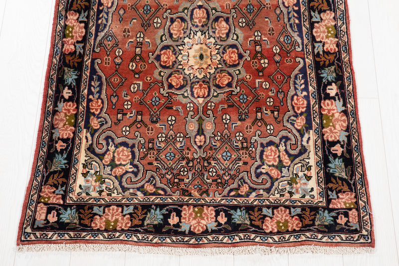 4' 10" x 3' 1" Excellent Hand-Knotted Vintage Collectible Rug - Yasi & Fara 