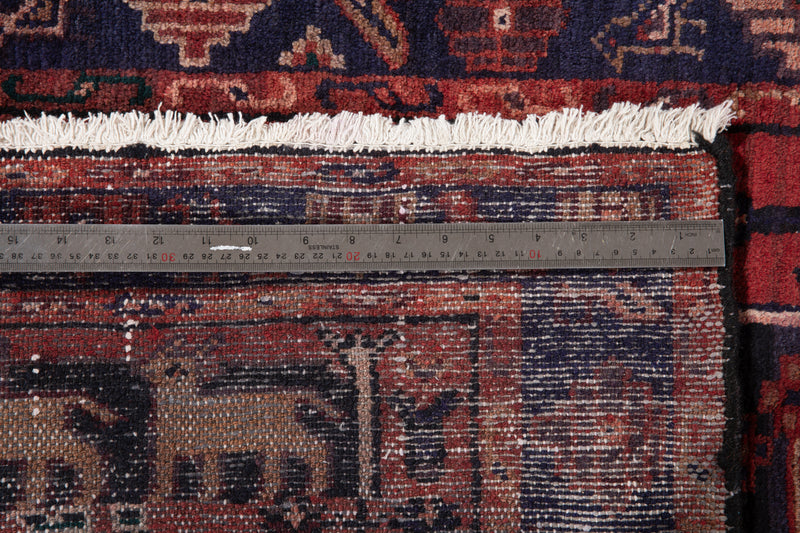 9' 6" x 2' 8" Excellent Hand-Knotted Vintage Tribal Runner Rug - Yasi & Fara 