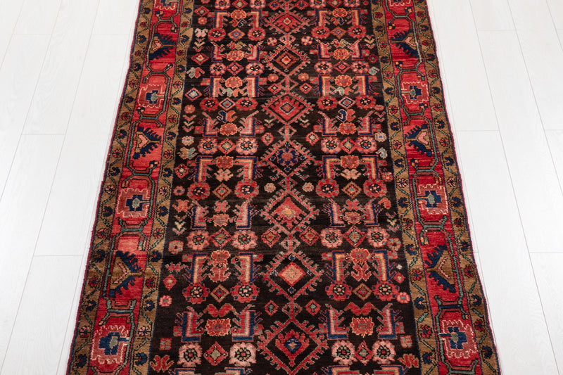 16' 4" x 3' 8" Excellent Hand-Knotted Vintage Collectible Tribal Runner Rug - Yasi & Fara 