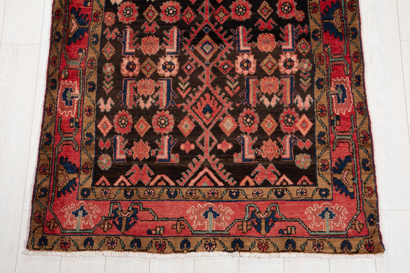 16' 4" x 3' 8" Excellent Hand-Knotted Vintage Collectible Tribal Runner Rug - Yasi & Fara 