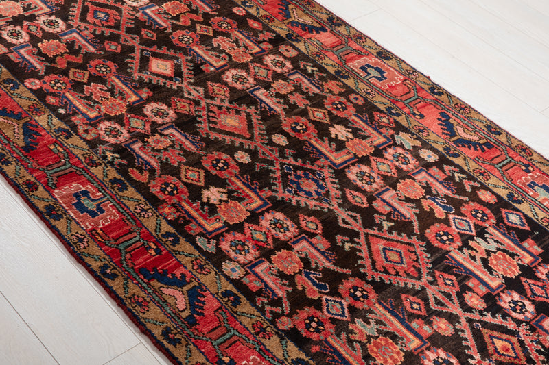 16' 4" x 3' 8" Excellent Hand-Knotted Vintage Collectible Tribal Runner Rug - Yasi & Fara 