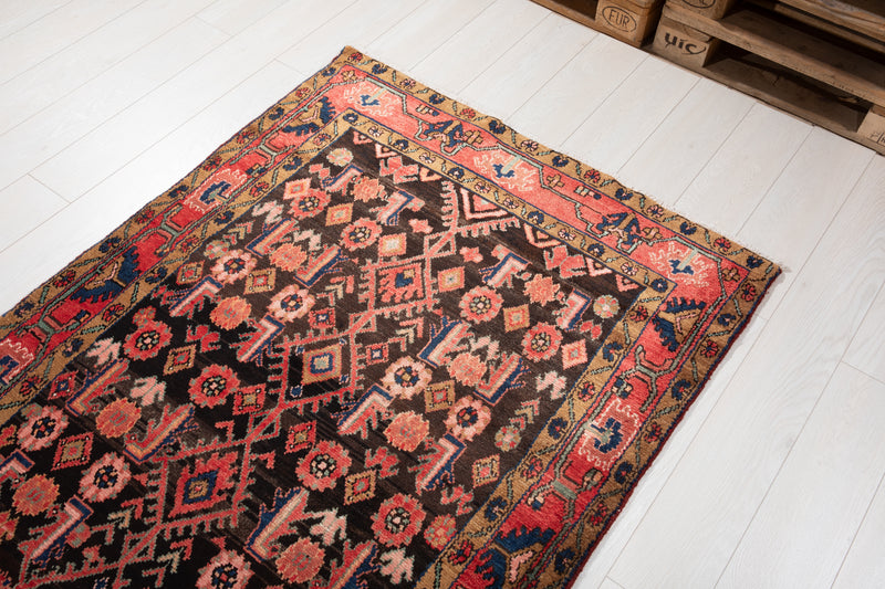 16' 4" x 3' 8" Excellent Hand-Knotted Vintage Collectible Tribal Runner Rug - Yasi & Fara 