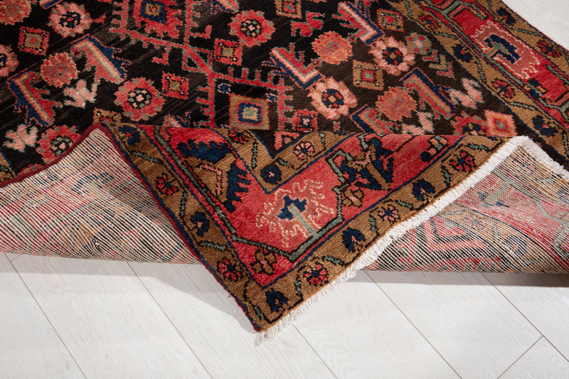 16' 4" x 3' 8" Excellent Hand-Knotted Vintage Collectible Tribal Runner Rug - Yasi & Fara 
