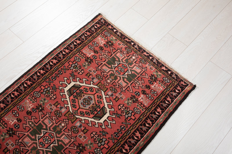 6' 5" x 2' 5" Excellent Hand-Knotted Vintage Tribal Runner Rug - Yasi & Fara 