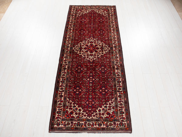 9' 9" x 3' 8" Excellent Hand-Knotted Vintage Collectible Tribal Runner Rug - Yasi & Fara 
