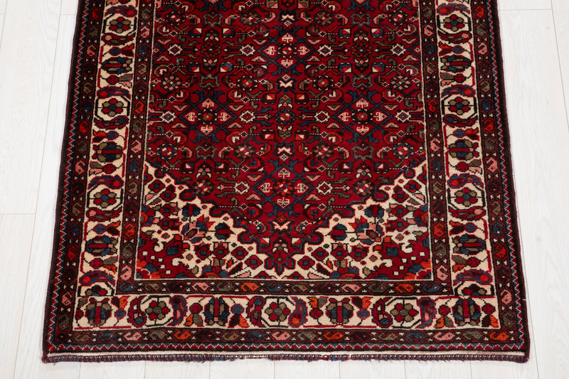 9' 9" x 3' 8" Excellent Hand-Knotted Vintage Collectible Tribal Runner Rug - Yasi & Fara 
