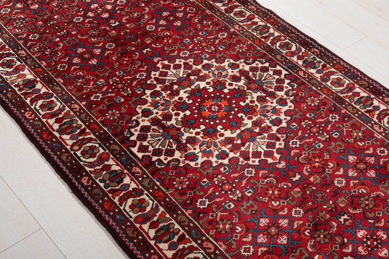 9' 9" x 3' 8" Excellent Hand-Knotted Vintage Collectible Tribal Runner Rug - Yasi & Fara 