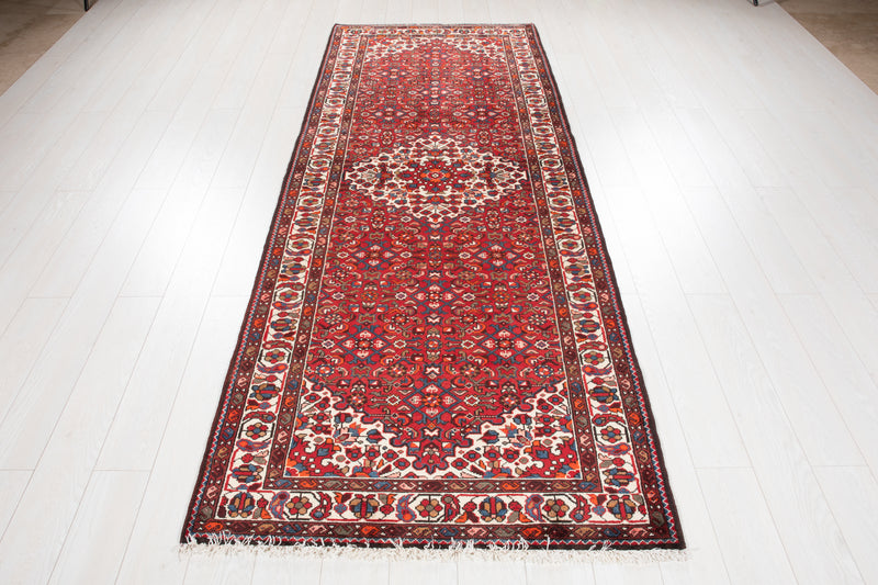 9' 9" x 3' 8" Excellent Hand-Knotted Vintage Collectible Tribal Runner Rug - Yasi & Fara 
