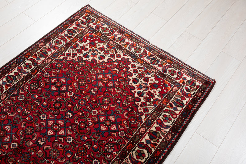 9' 9" x 3' 8" Excellent Hand-Knotted Vintage Collectible Tribal Runner Rug - Yasi & Fara 