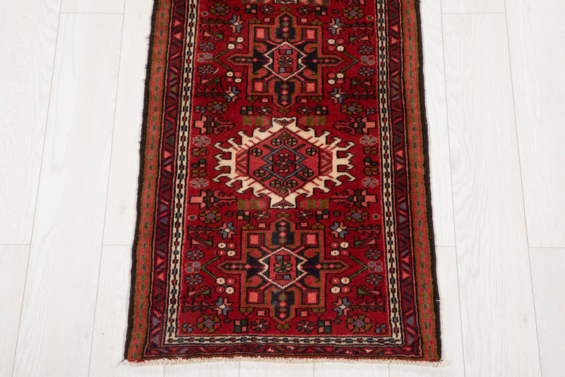6' 7" x 2' Excellent Hand-Knotted Vintage Collectible Tribal Runner Rug - Yasi & Fara 