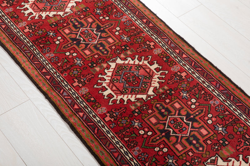 6' 7" x 2' Excellent Hand-Knotted Vintage Collectible Tribal Runner Rug - Yasi & Fara 