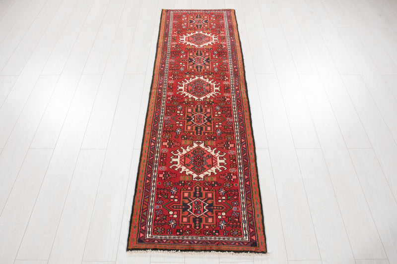 6' 7" x 2' Excellent Hand-Knotted Vintage Collectible Tribal Runner Rug - Yasi & Fara 