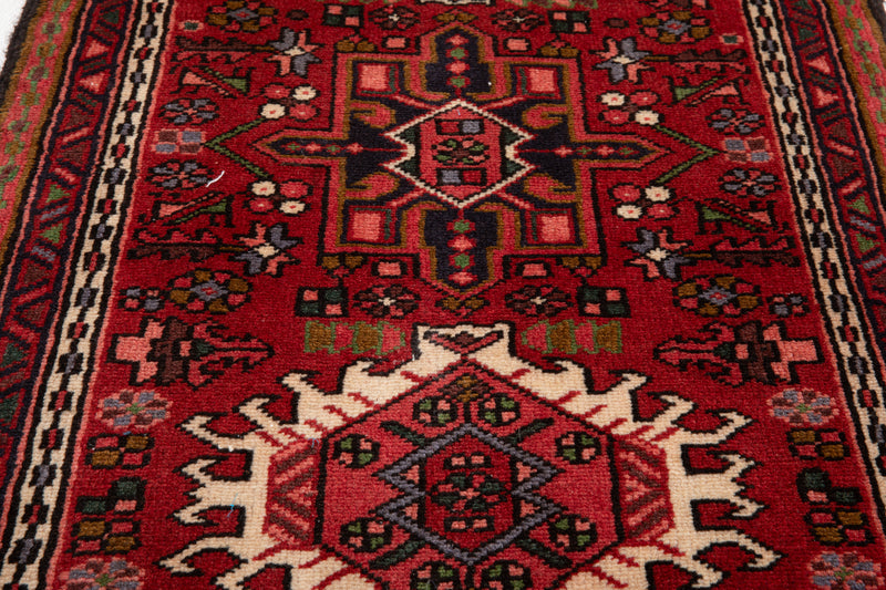 6' 7" x 2' Excellent Hand-Knotted Vintage Collectible Tribal Runner Rug - Yasi & Fara 