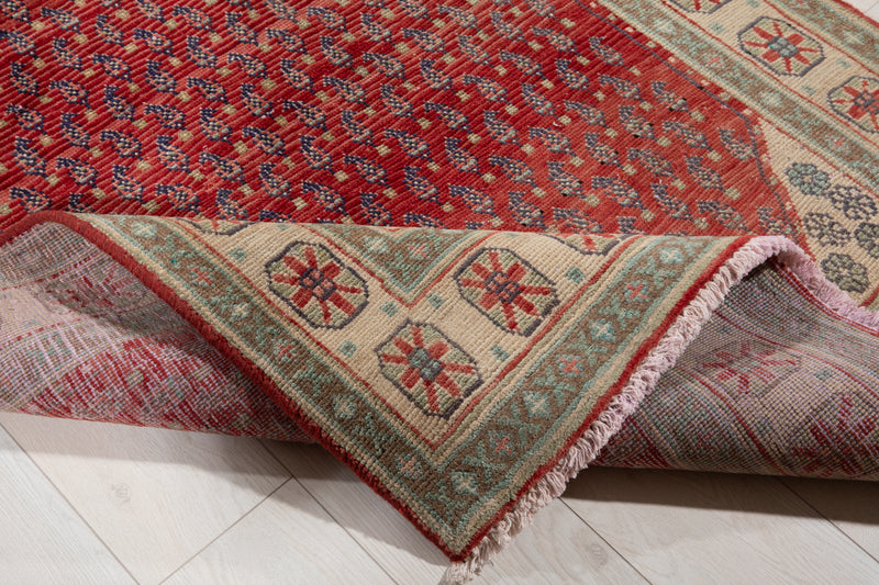 10' 3" x 3' 7" Excellent Hand-Knotted Vintage Tribal Runner Rug - Yasi & Fara 