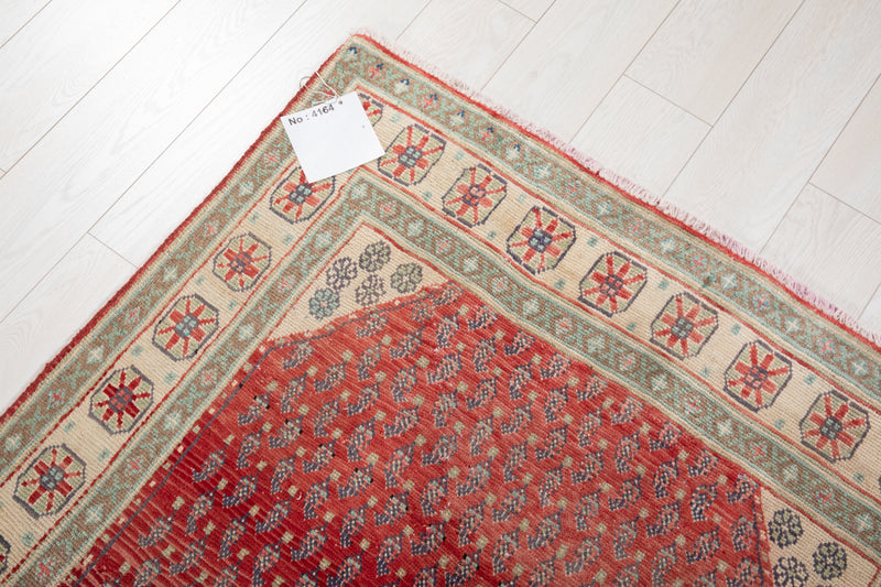 10' 3" x 3' 7" Excellent Hand-Knotted Vintage Tribal Runner Rug - Yasi & Fara 