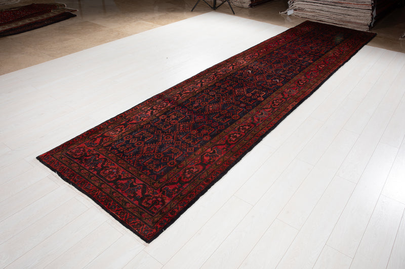 16' x 3' 8" Excellent Hand-Knotted Vintage Collectible Tribal Runner Rug - Yasi & Fara 