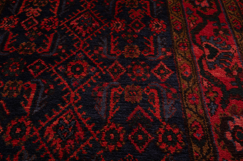 16' x 3' 8" Excellent Hand-Knotted Vintage Collectible Tribal Runner Rug - Yasi & Fara 