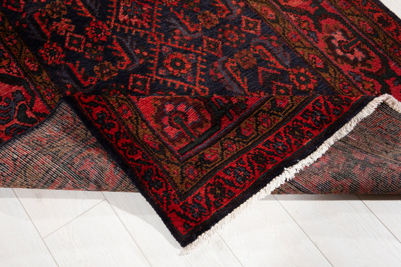 16' x 3' 8" Excellent Hand-Knotted Vintage Collectible Tribal Runner Rug - Yasi & Fara 