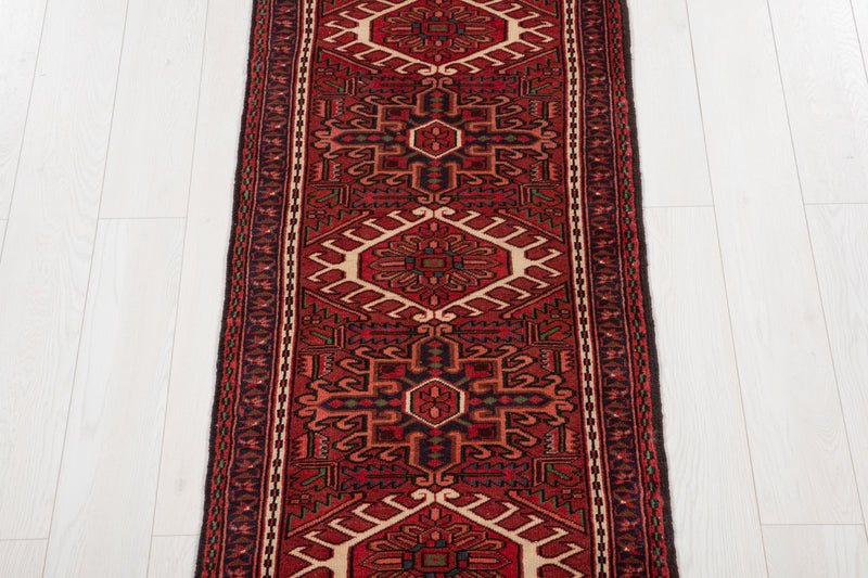6' 10" x 2' 3" Excellent Hand-Knotted Vintage Tribal Small Runner Rug - Yasi & Fara 