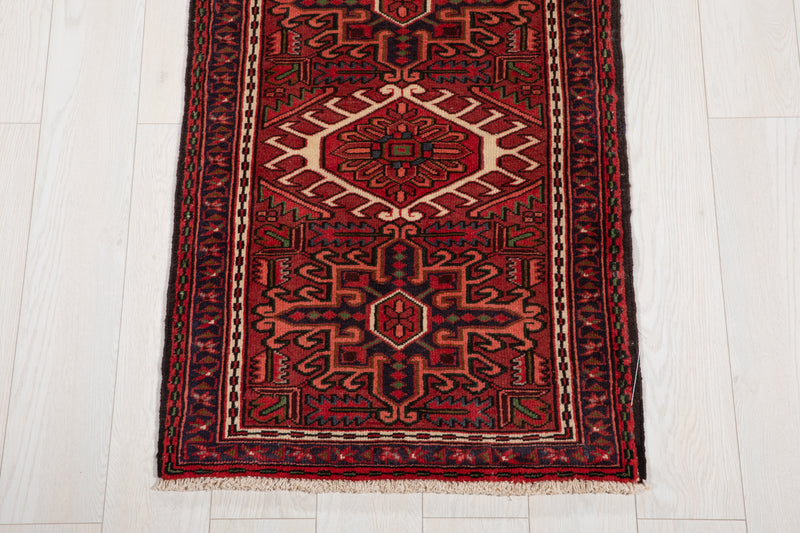 6' 10" x 2' 3" Excellent Hand-Knotted Vintage Tribal Small Runner Rug - Yasi & Fara 