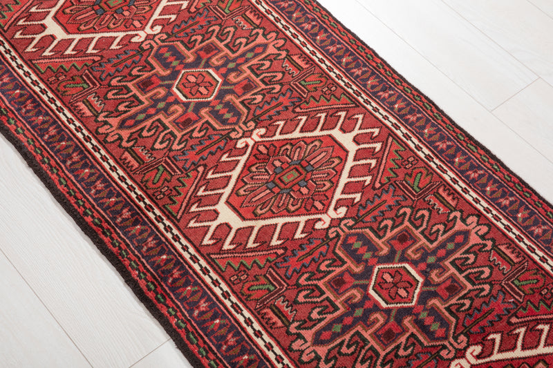 6' 10" x 2' 3" Excellent Hand-Knotted Vintage Tribal Small Runner Rug - Yasi & Fara 