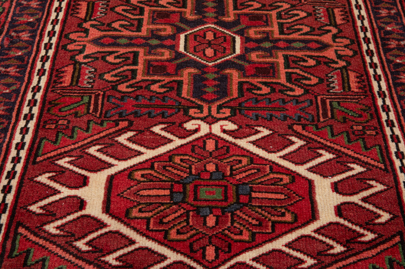 6' 10" x 2' 3" Excellent Hand-Knotted Vintage Tribal Small Runner Rug - Yasi & Fara 