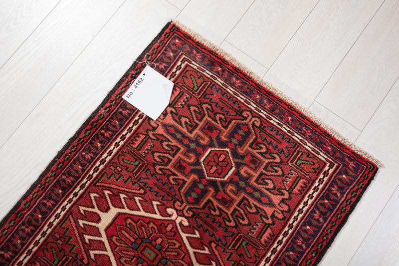 6' 10" x 2' 3" Excellent Hand-Knotted Vintage Tribal Small Runner Rug - Yasi & Fara 