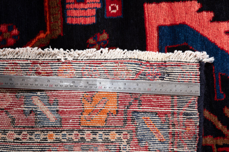 15' 7" x 3' 6" Excellent Hand-Knotted Vintage Collectible Tribal Runner Rug - Yasi & Fara 