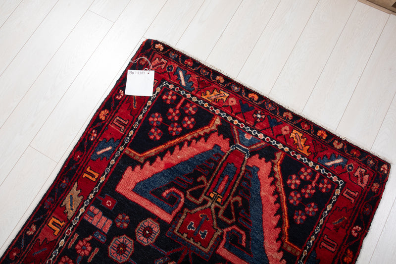15' 7" x 3' 6" Excellent Hand-Knotted Vintage Collectible Tribal Runner Rug - Yasi & Fara 