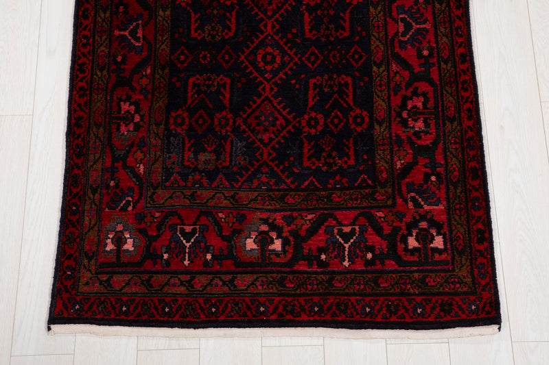 15' 10" x 3' 6" Excellent Hand-Knotted Collectible Vintage Tribal Runner Rug - Yasi & Fara 