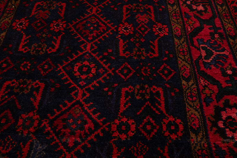 15' 10" x 3' 6" Excellent Hand-Knotted Collectible Vintage Tribal Runner Rug - Yasi & Fara 
