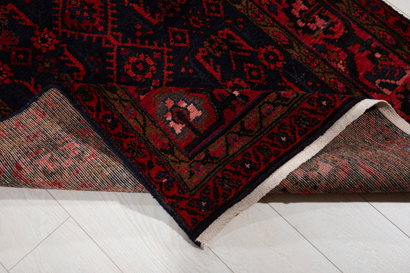 15' 10" x 3' 6" Excellent Hand-Knotted Collectible Vintage Tribal Runner Rug - Yasi & Fara 