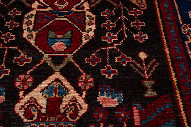 12' 7" x 3' 3" Excellent Hand-Knotted Collectible Tribal Runner Rug - Yasi & Fara 