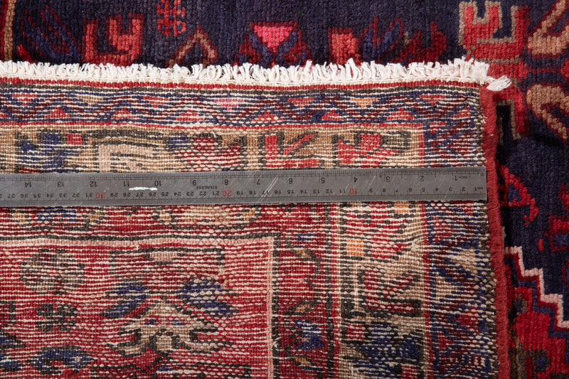 9' 8" x 3' 6" Excellent Hand-Knotted Vintage Tribal Runner Rug - Yasi & Fara 