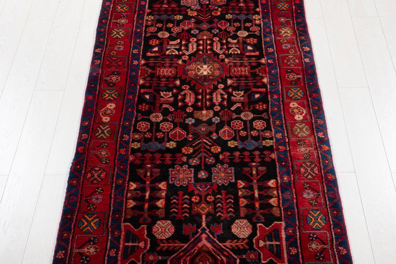16' 7" x 3' 8" Excellent Hand-Knotted Vintage Collectible Tribal Runner Rug - Yasi & Fara 