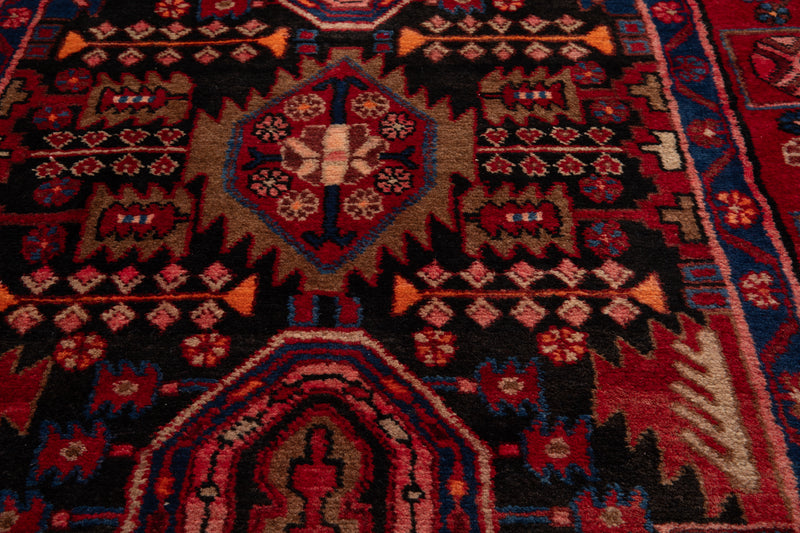 16' 7" x 3' 8" Excellent Hand-Knotted Vintage Collectible Tribal Runner Rug - Yasi & Fara 