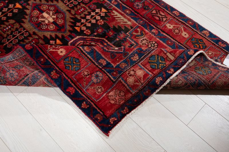 16' 7" x 3' 8" Excellent Hand-Knotted Vintage Collectible Tribal Runner Rug - Yasi & Fara 