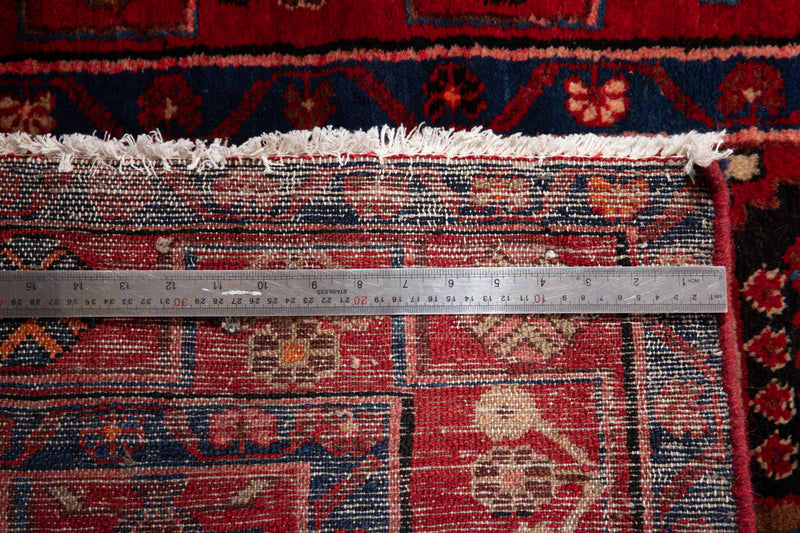 16' 7" x 3' 8" Excellent Hand-Knotted Vintage Collectible Tribal Runner Rug - Yasi & Fara 