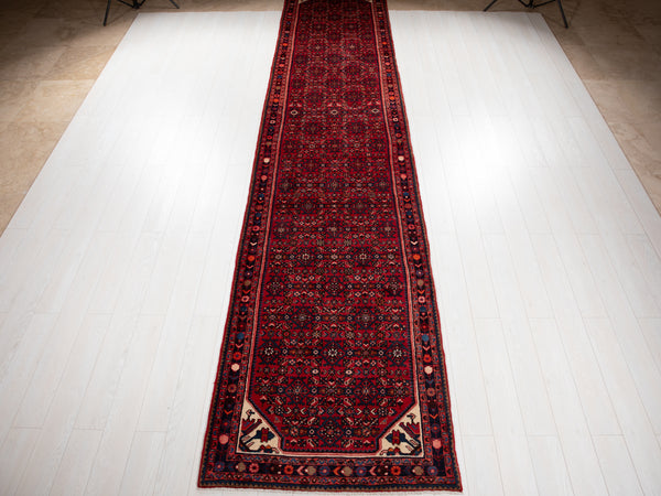16' 6" x 3' 7" Excellent Hand-Knotted Vintage Collectible Runner Rug - Yasi & Fara 