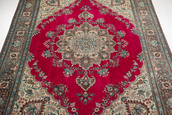 11' 3" x 8' Excellent Hand-Knotted Antique Large Collectible Area Rug - Yasi & Fara 