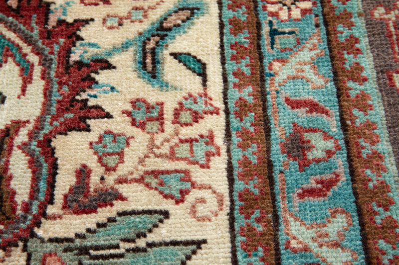 11' 3" x 8' Excellent Hand-Knotted Antique Large Collectible Area Rug - Yasi & Fara 